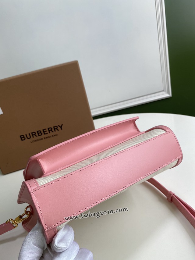 Burberry專門店新款小號撲克包 巴寶莉帆布托特包手提肩背女包 yxb1094